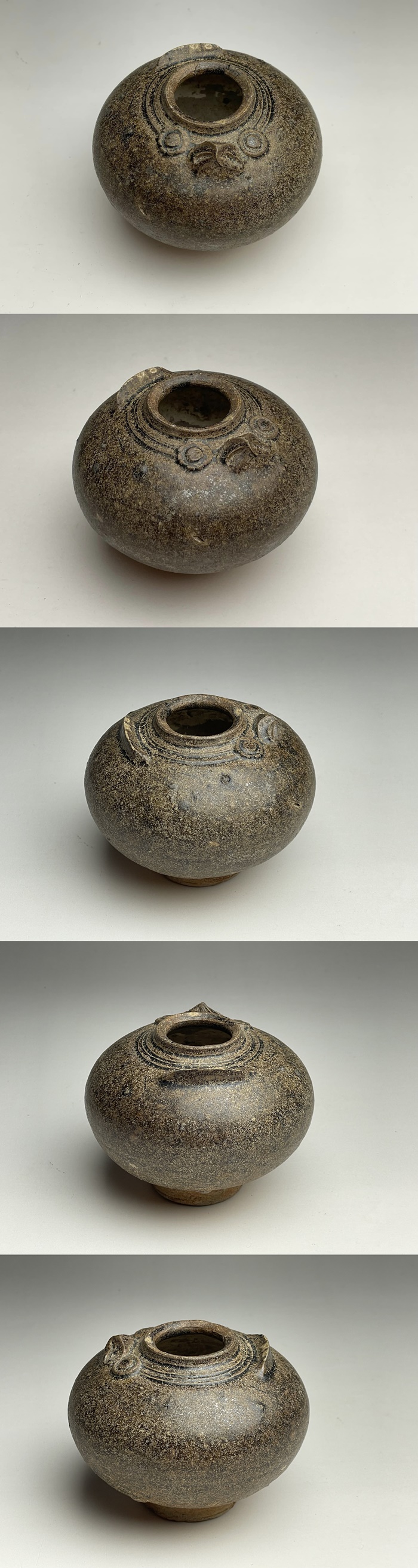 古美術 猫 - クメール褐釉鳥形壺 | 古美術品専門サイト fufufufu.com