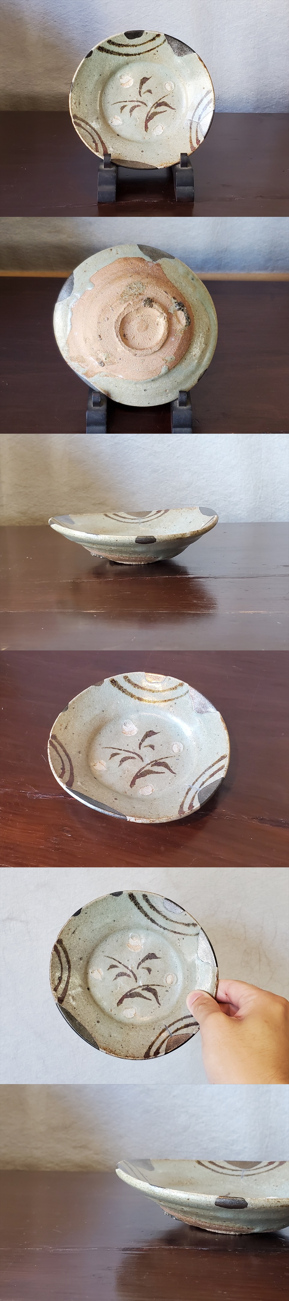 古美術長陽堂 - 絵唐津 草文 皿B | 古美術品専門サイト fufufufu.com