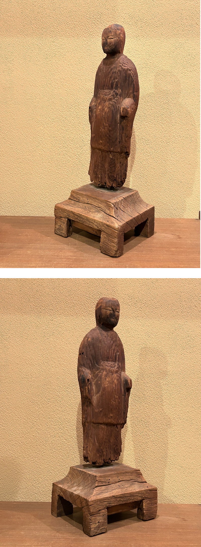 風招 - 木彫地蔵菩薩<br>平安時代 | 古美術品専門サイト