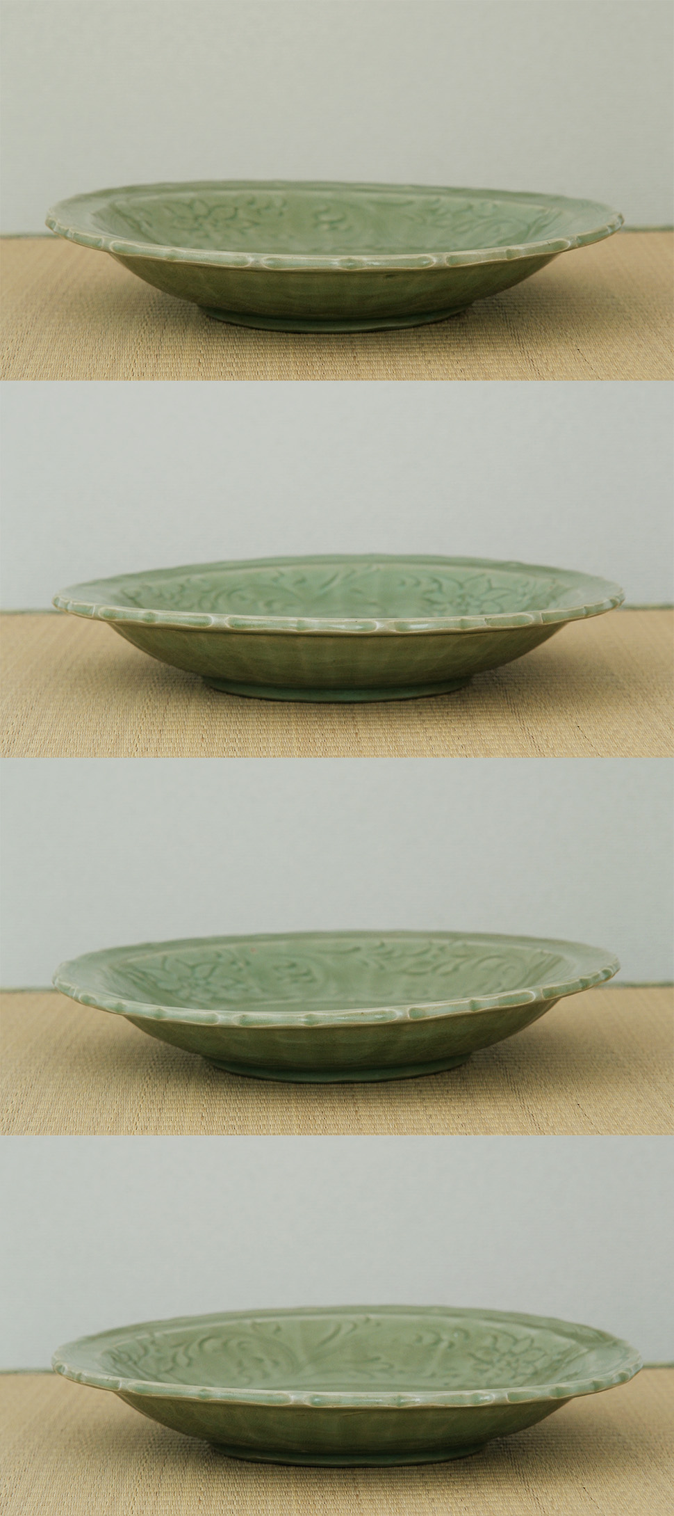 天龍寺青磁魚装飾大皿 古美術 吉戸 - 天龍寺青磁大皿 | 古美術品専門サイト fufufufu.com