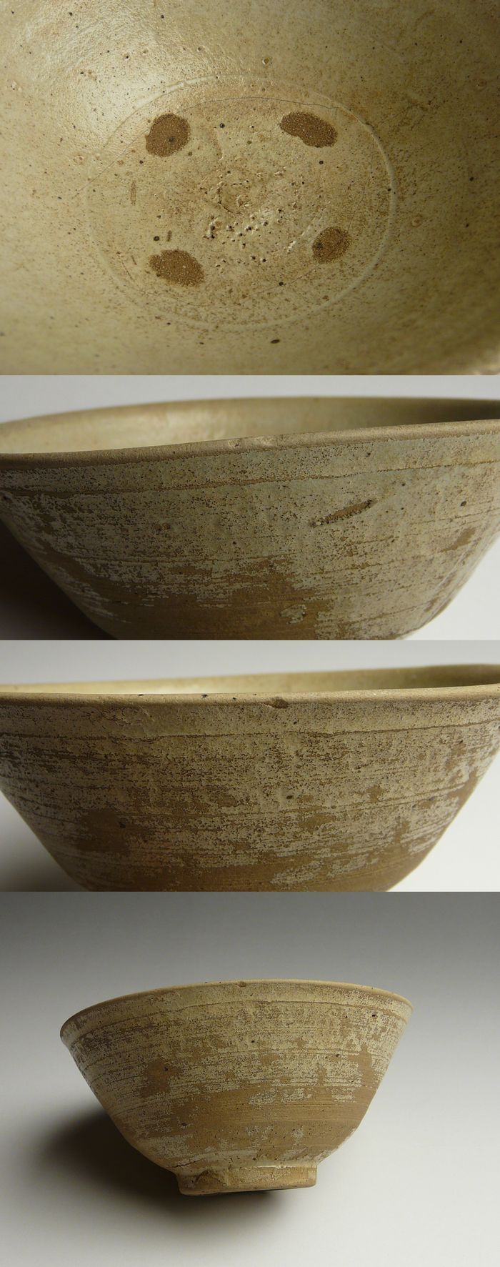 李朝堅手茶碗 熊川型【中期時代】 李朝堅手茶碗 熊川型【中期時代】