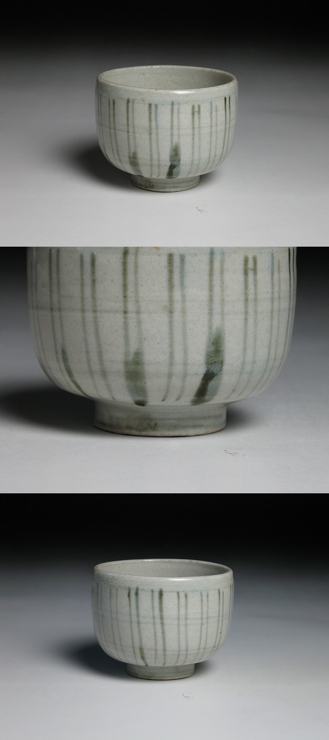 古美術 三樹 - 格子文ころ茶碗 | 古美術品専門サイト fufufufu.com