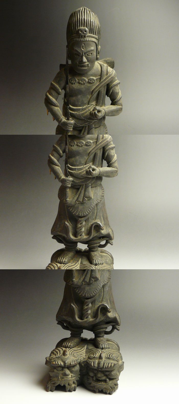 古美術 猫 - 木彫不動明王立像 | 古美術品専門サイト fufufufu.com