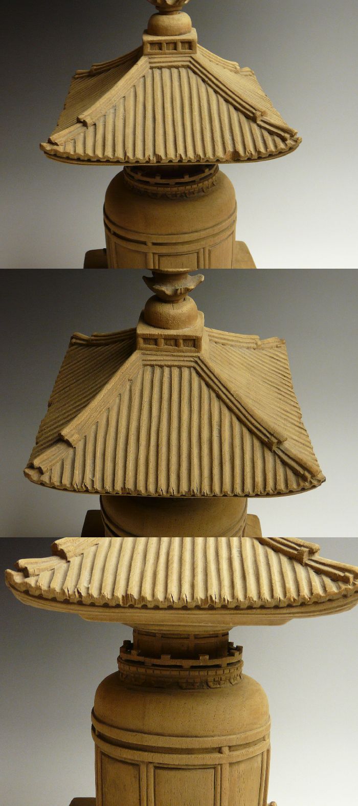 古美術 猫 - 木製宝塔形舎利容器 | 古美術品専門サイト fufufufu.com