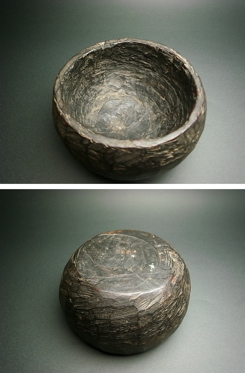 専用　古織部　大鉢　最大幅約35.5㎝ 東Y7-0528④ 織部四方入隅共蓋三足鉢』(N-141)：古美術一 Web Site