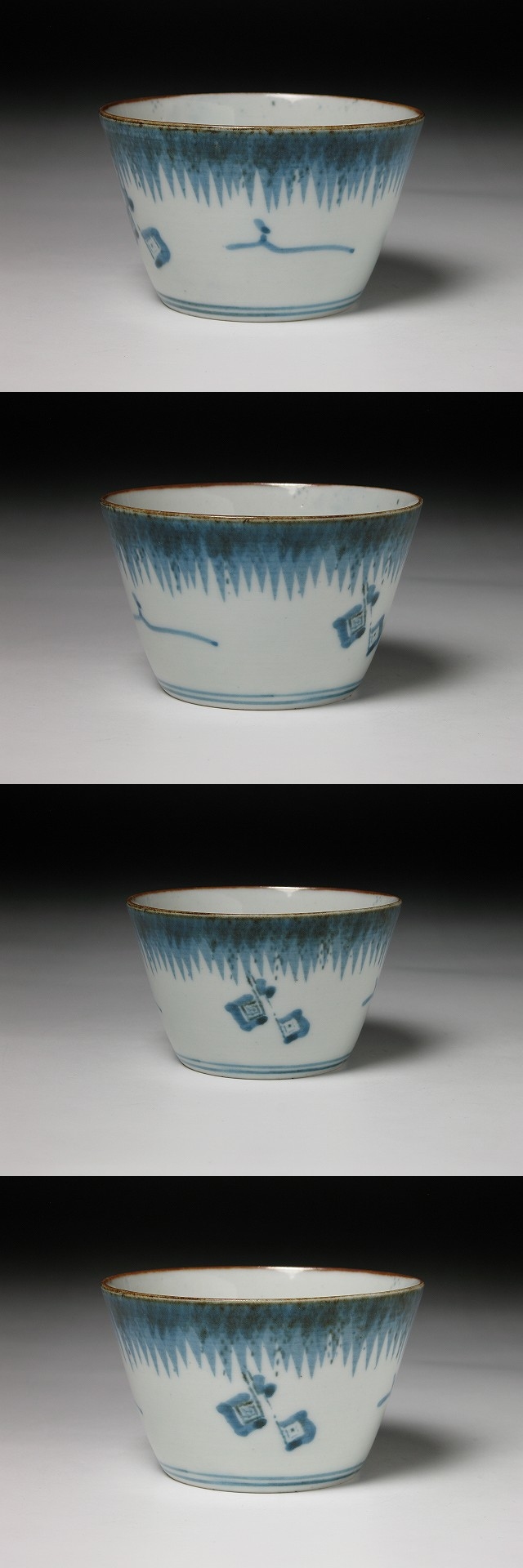 古美術 三樹 - 古伊万里 雨降雷文蕎麦猪口 | 古美術品専門サイト