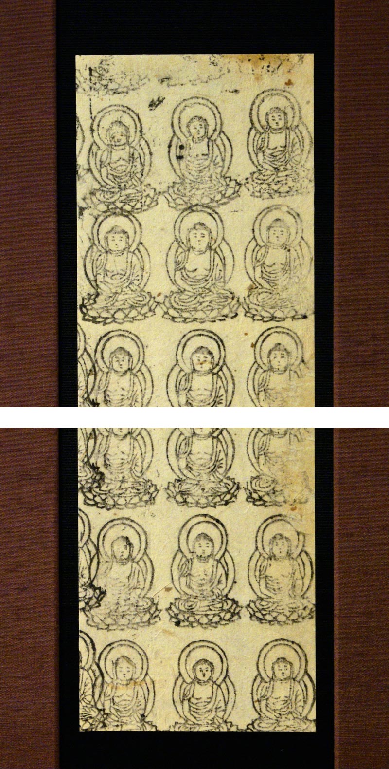 阿弥陀如来 印仏】◇◇胎内仏 木版摺り仏◇◇ 仏教美術 江戸