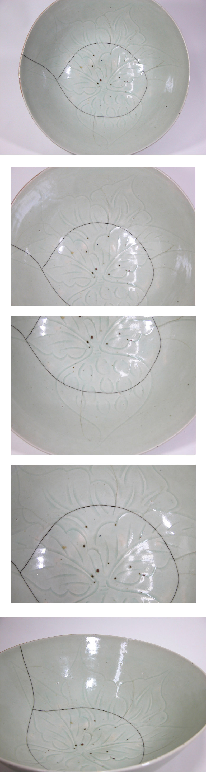 渡邊美術店 - 初期伊万里 青磁蕪文大鉢 | 古美術品専門サイト fufufufu.com