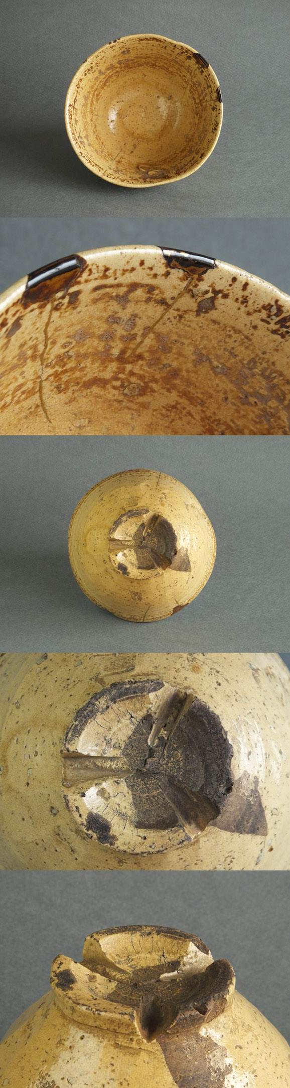 古童 - 御本 割高台茶碗 銘 霊芝 | 古美術品専門サイト fufufufu.com