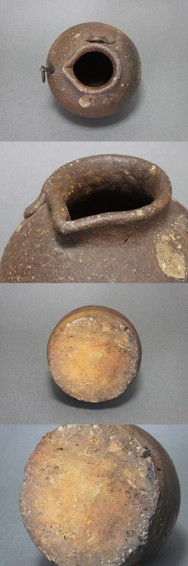 古童 - 越前 鉄漿壺 掛花入 | 古美術品専門サイト fufufufu.com