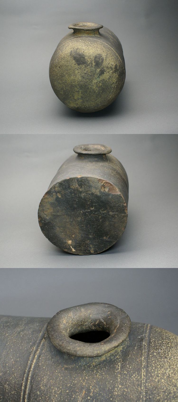 俵壺 ガラスケース付き 俵壺 ガラスケース付き 俵壺 ガラスケース付き