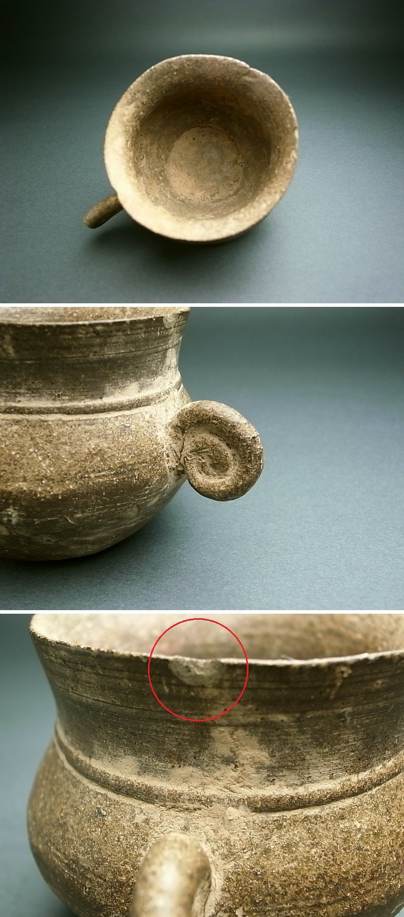 長谷雄堂 - 伽耶片耳付土器 | 古美術品専門サイト fufufufu.com