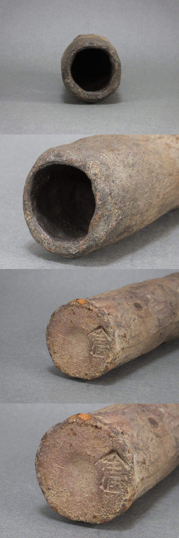 古童 - 常滑 筒形 花入 仏花器 | 古美術品専門サイト fufufufu.com