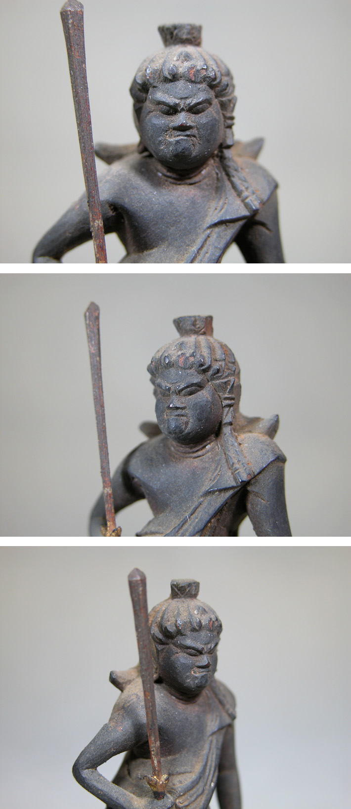 渡邊美術店 - 木彫不動明王立像 | 古美術品専門サイト fufufufu.com