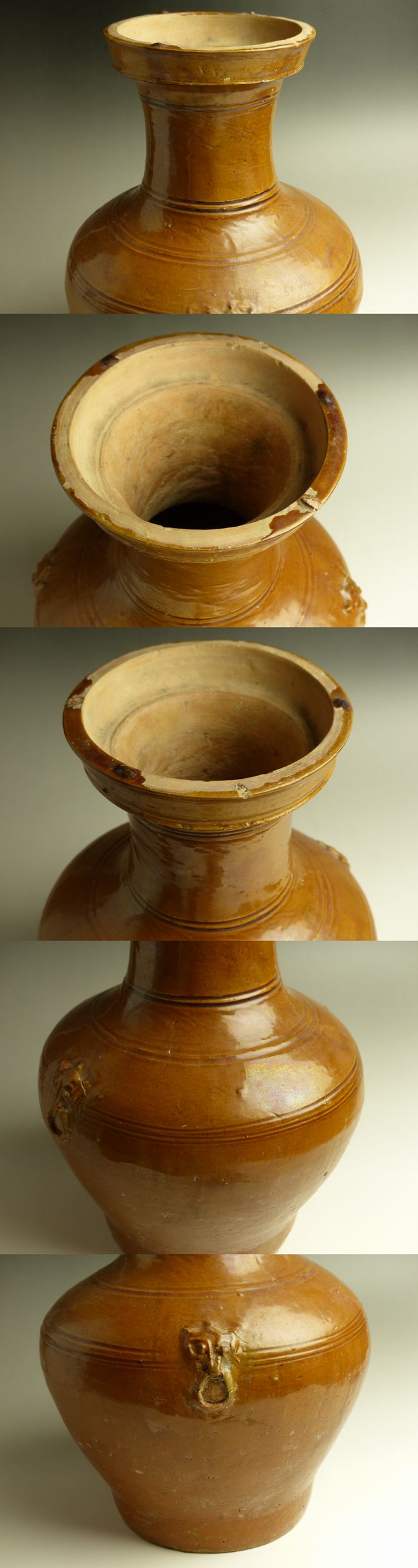 古美術 猫 - 漢 褐釉大壺 | 古美術品専門サイト fufufufu.com