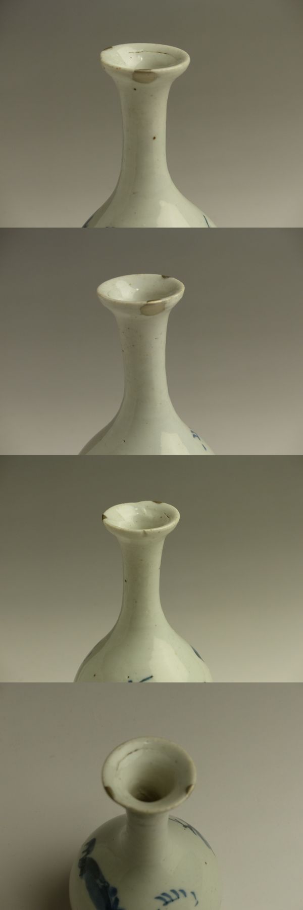 古美術 猫 - 初期伊万里染付鶴首徳利 | 古美術品専門サイト fufufufu.com