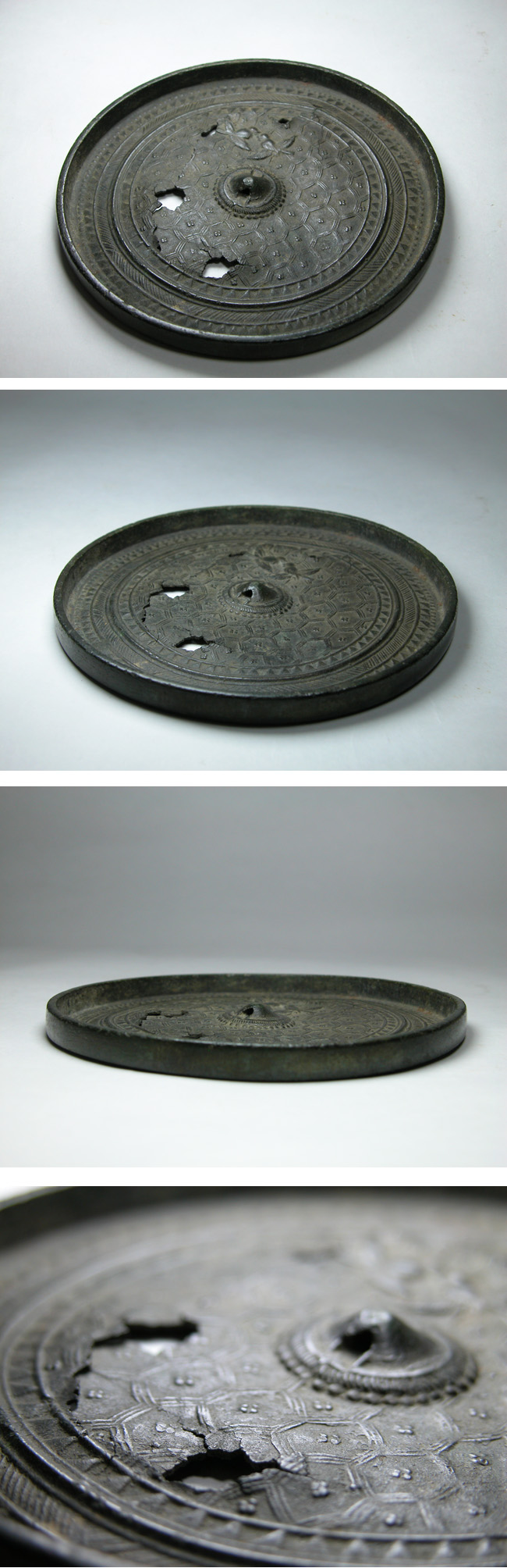 渡邊美術店 - 亀甲地双雀鏡 | 古美術品専門サイト fufufufu.com