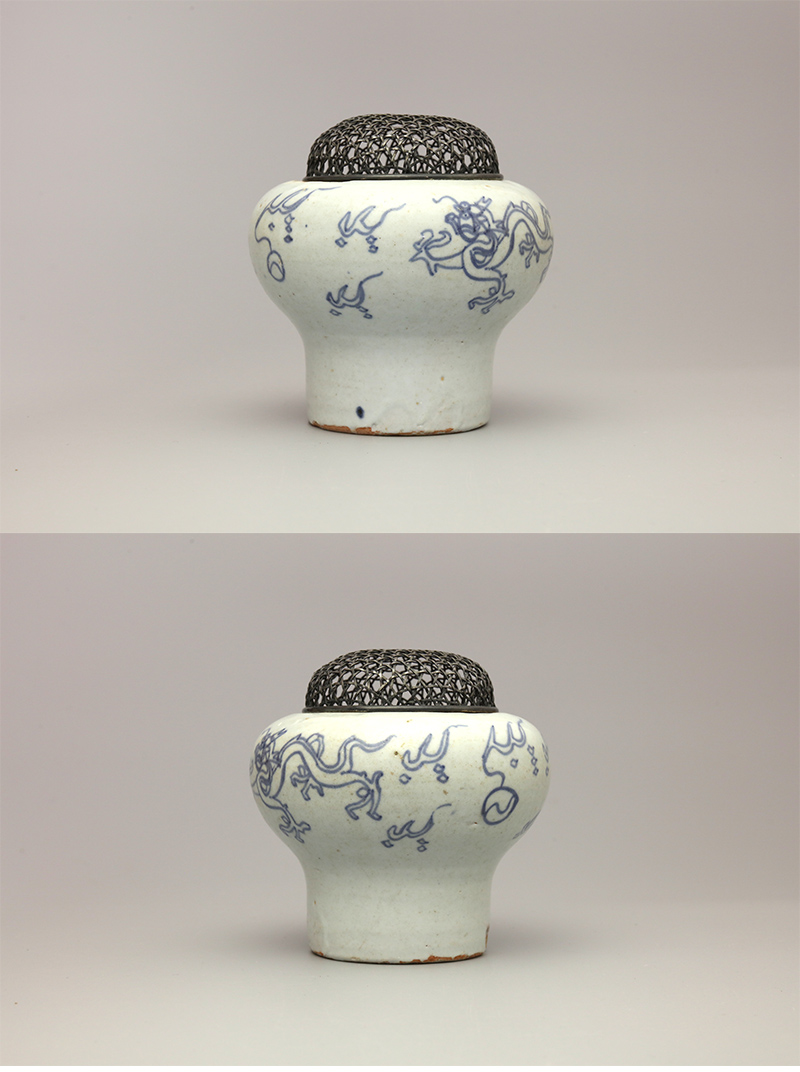 古美術 吉戸 - 明代 染付飛龍香炉 | 古美術品専門サイト fufufufu.com