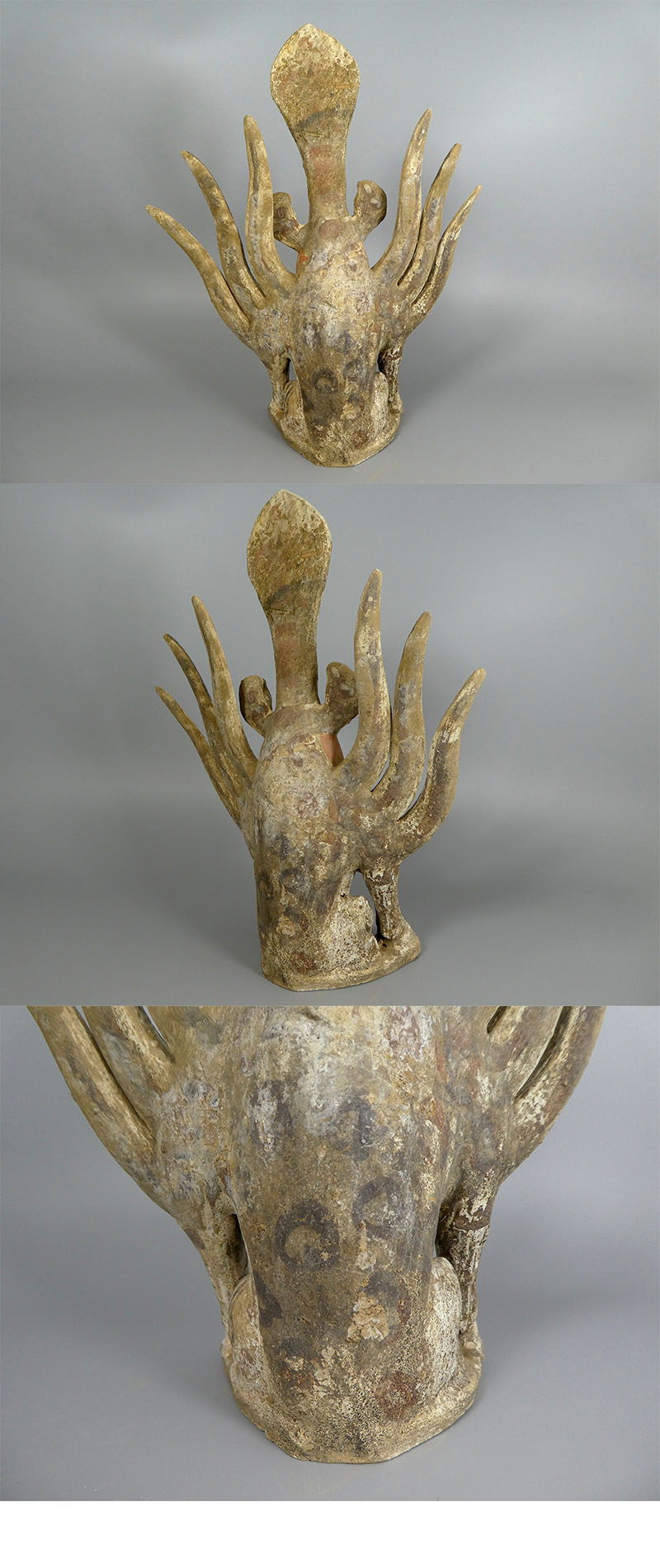 古美術 吉戸 - 唐時代加彩人面鎮墓獣 | 古美術品専門サイト