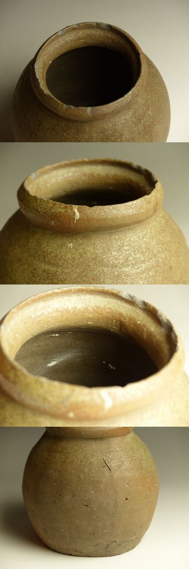 古美術 猫 - 丹波灰釉種壺 | 古美術品専門サイト fufufufu.com
