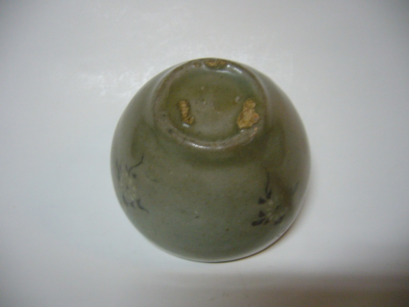 古美術 藤島 - 高麗青磁白黒象嵌盃 | 古美術品専門サイト fufufufu.com