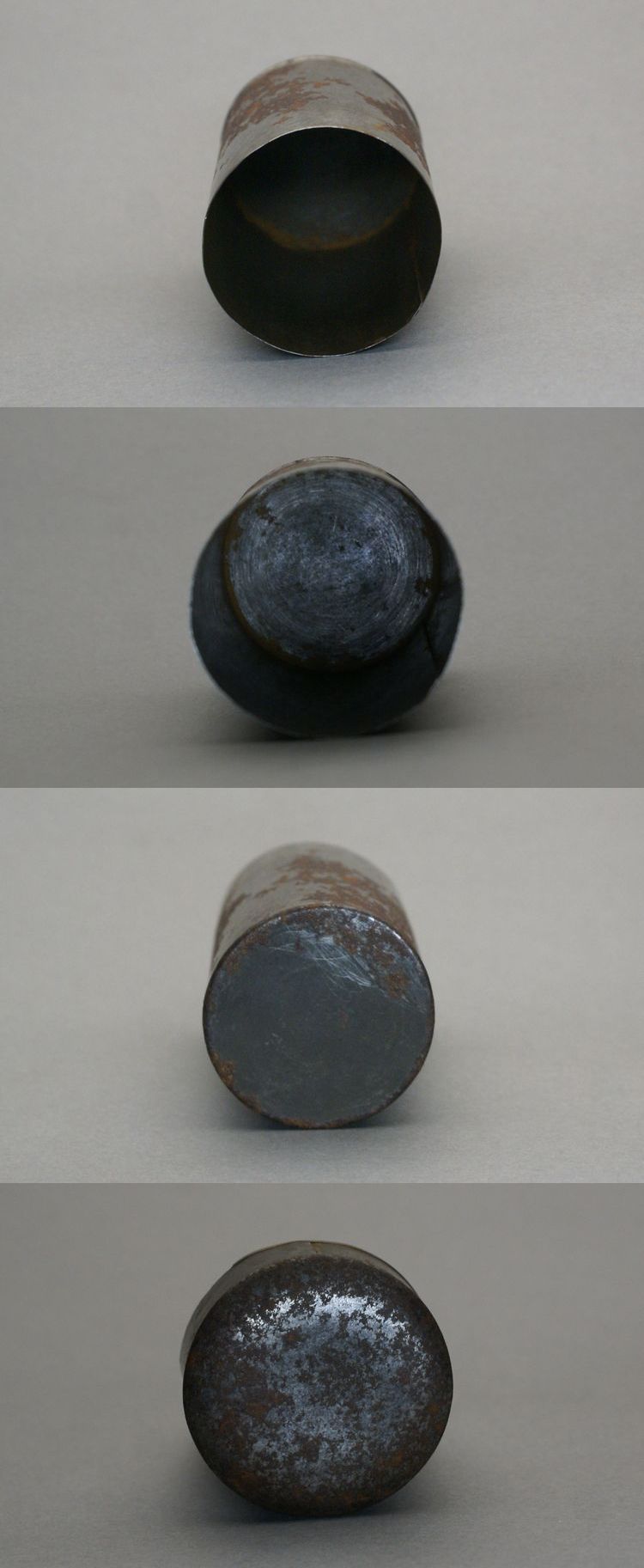 ブリキの茶缶 ベロ缶 渡邊美術店 - ブリキ製 ベロ付茶缶 | 古美術品専門サイト fufufufu.com