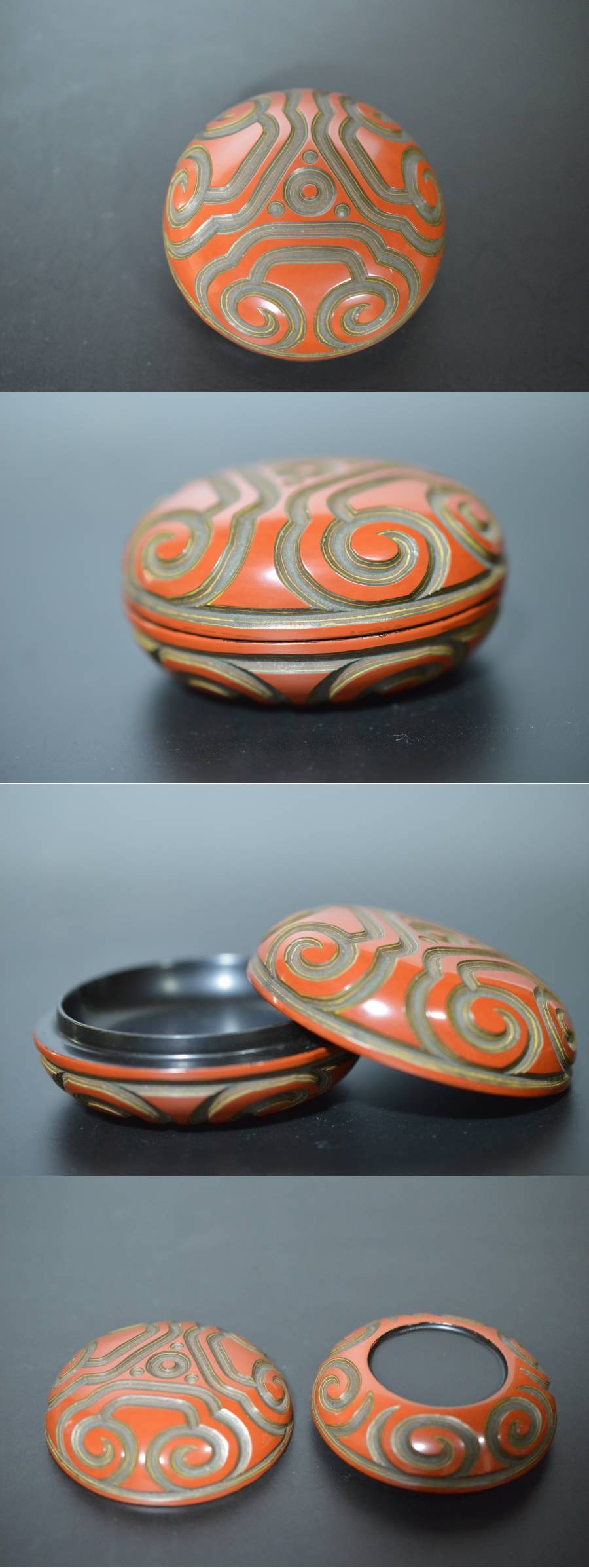 讃岐今昔 - 堆朱屈輪香合 | 古美術品専門サイト fufufufu.com