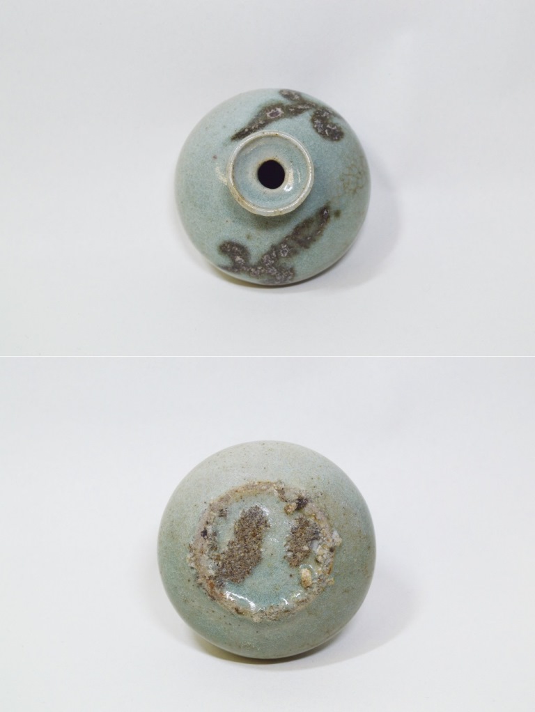 大熊美術 - 高麗青磁鉄絵唐草文油壷 | 古美術品専門サイト fufufufu.com