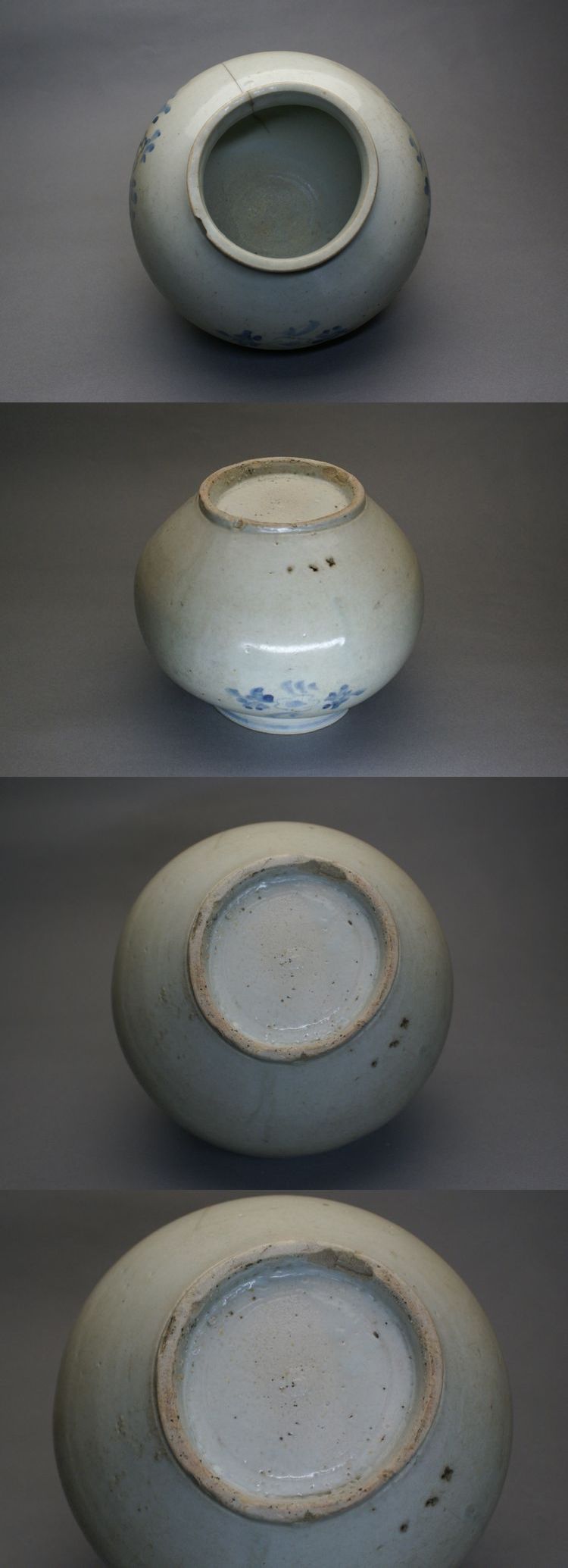 東中野 - 李朝 花文丸壺 | 古美術品専門サイト fufufufu.com