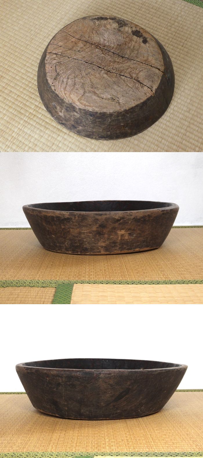 骨董　古玩　古犬山　深鉢 尾張焼 六角鉢 古鉢 盆栽鉢 植木鉢 骨董 - メルカリ