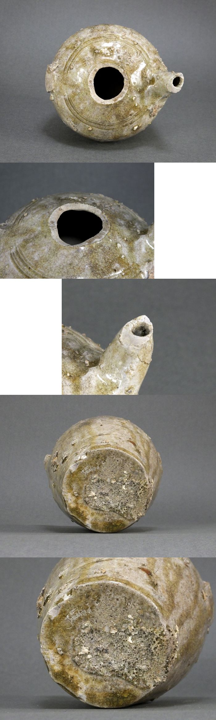 古童 - 古瀬戸 灰釉 水注 | 古美術品専門サイト fufufufu.com