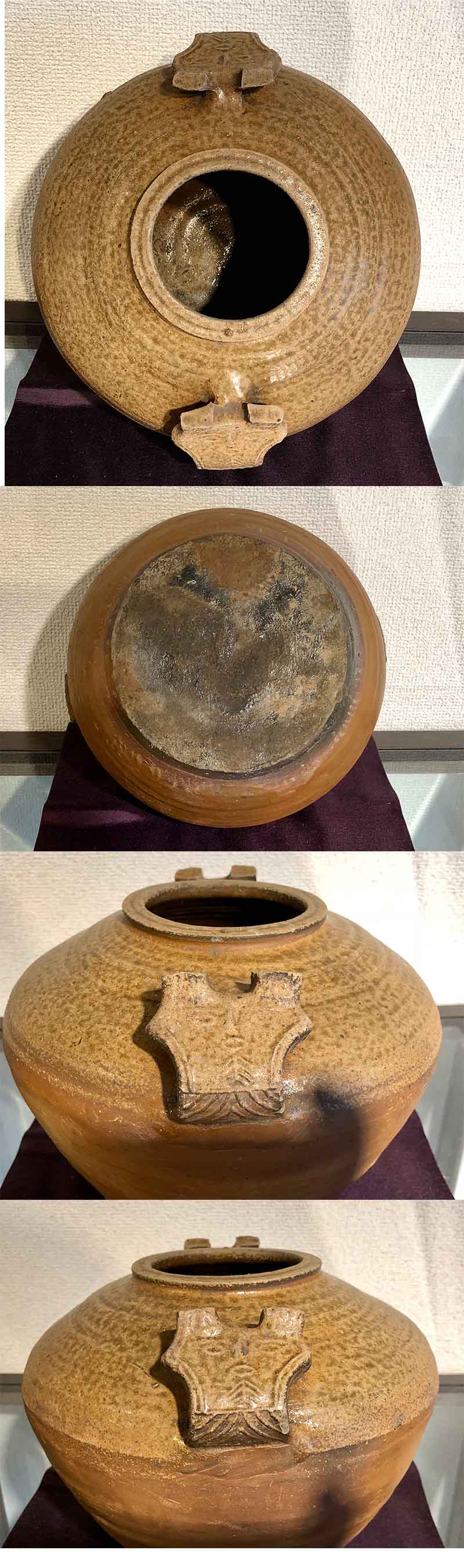 古美術 吉戸 - 漢時代 灰釉獣双耳壷 | 古美術品専門サイト fufufufu.com