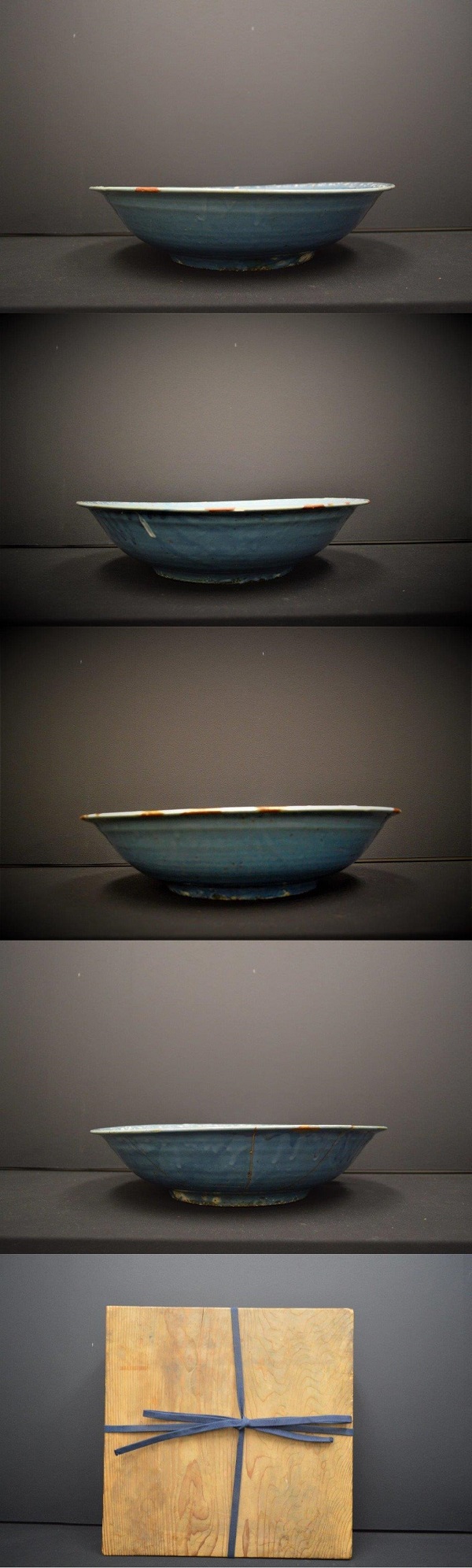 大熊美術 - 瑠璃釉餅花手大鉢 | 古美術品専門サイト fufufufu.com