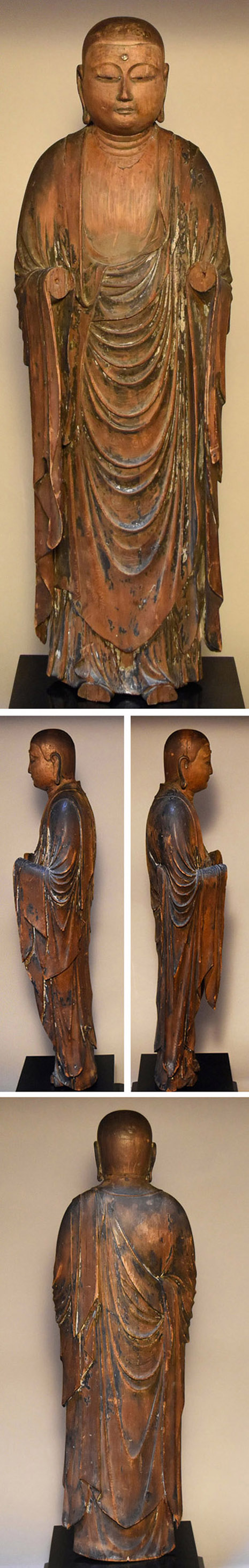 半蔵門ギャラリー - 木彫地蔵菩薩立像 | 古美術品専門サイト fufufufu.com