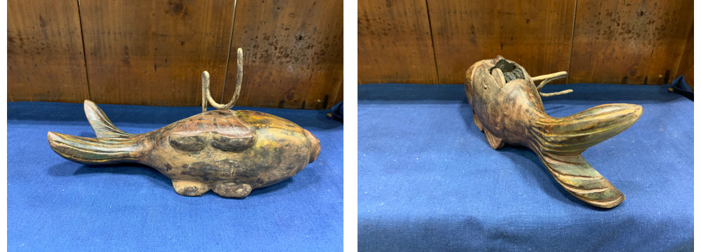 ギャラリー辰巳 - 李朝 墨壺 魚 | 古美術品専門サイト fufufufu.com