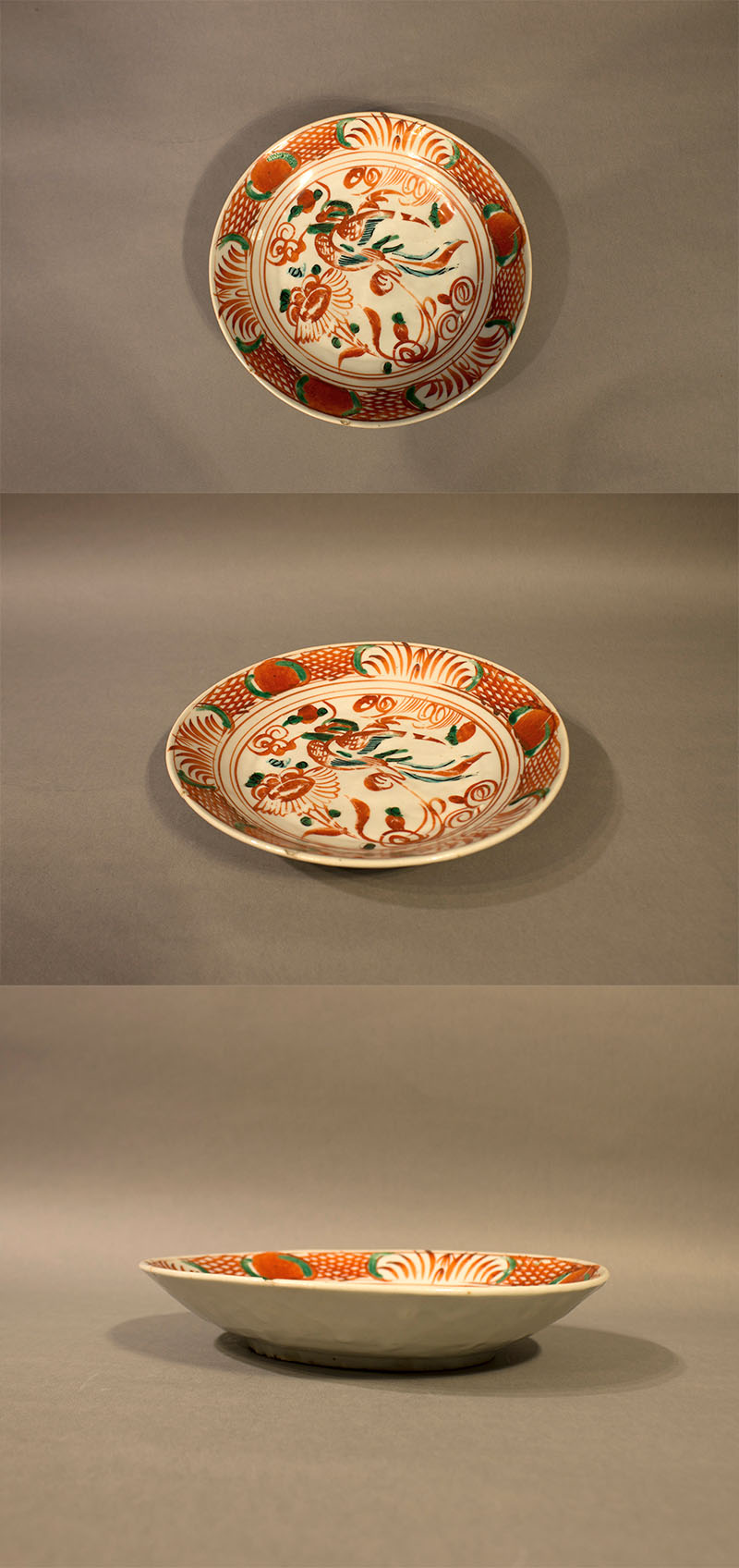 古美術 吉戸 - 中国 明時代 古赤絵皿 | 古美術品専門サイト fufufufu.com