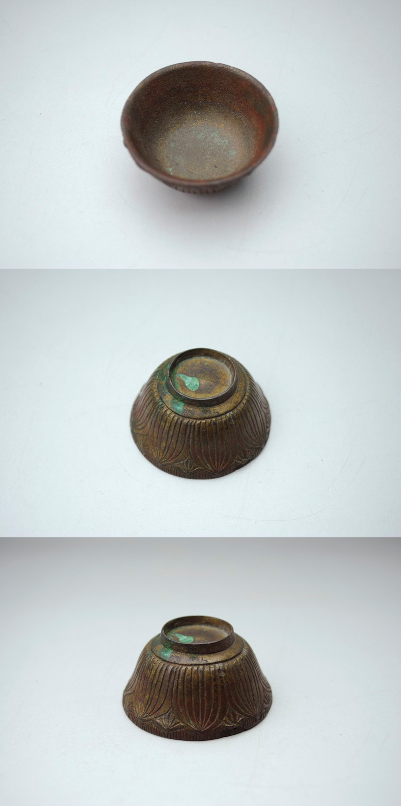 古銅六器　骨董　仏具 中上 ///NAKAGAMI - 金銅六器 | 古美術品専門サイト fufufufu.com