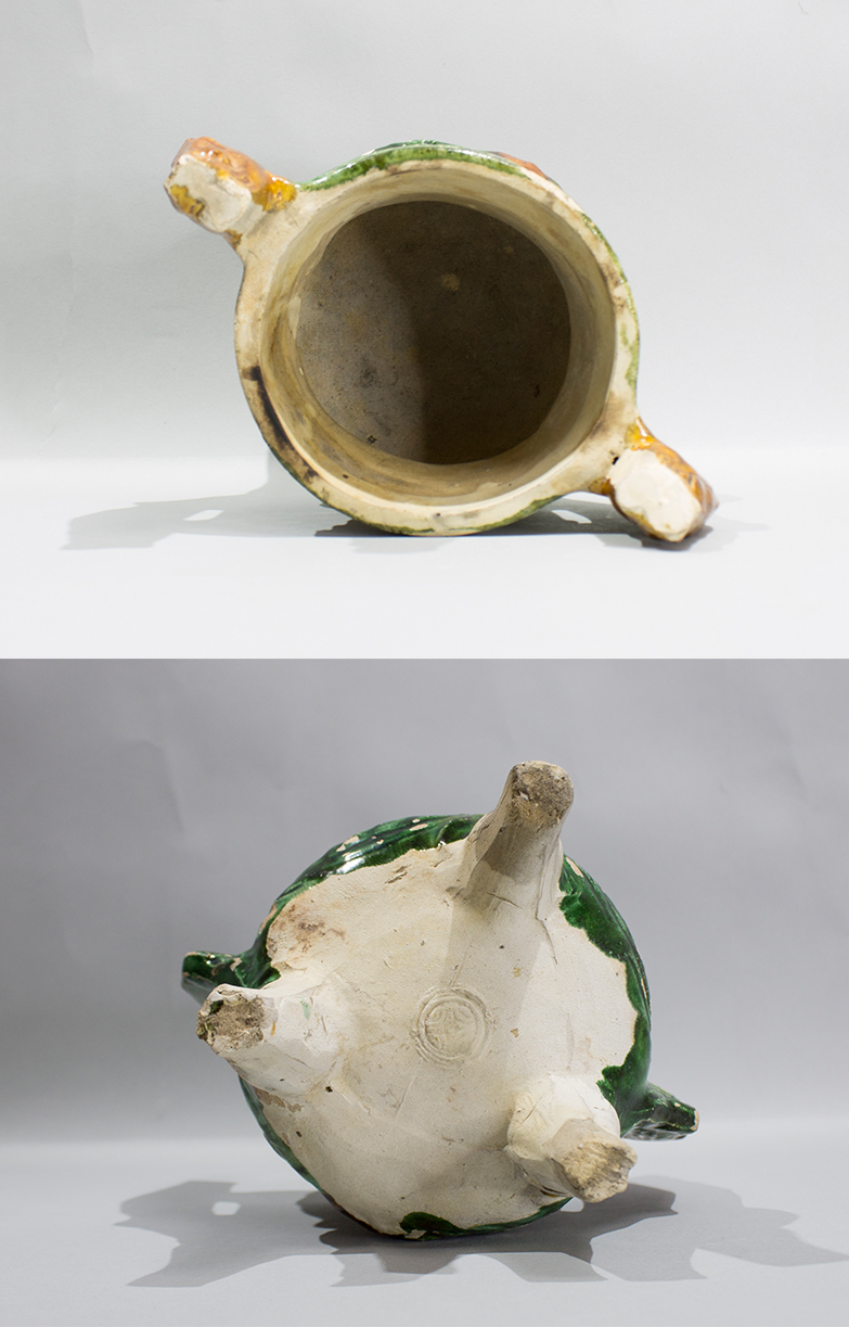 古美術 吉戸 - 元時代 三彩鯉耳香炉 | 古美術品専門サイト fufufufu.com