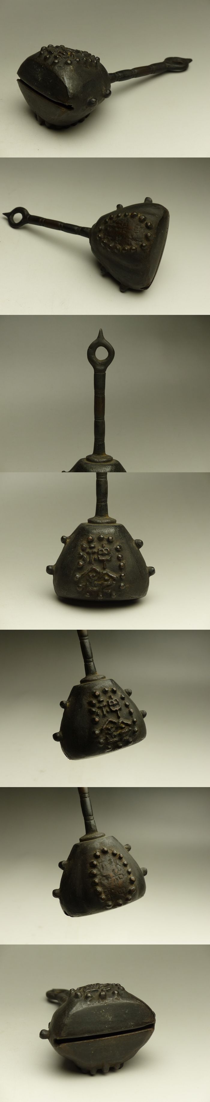 古美術 猫 - 銅製神鈴 | 古美術品専門サイト fufufufu.com