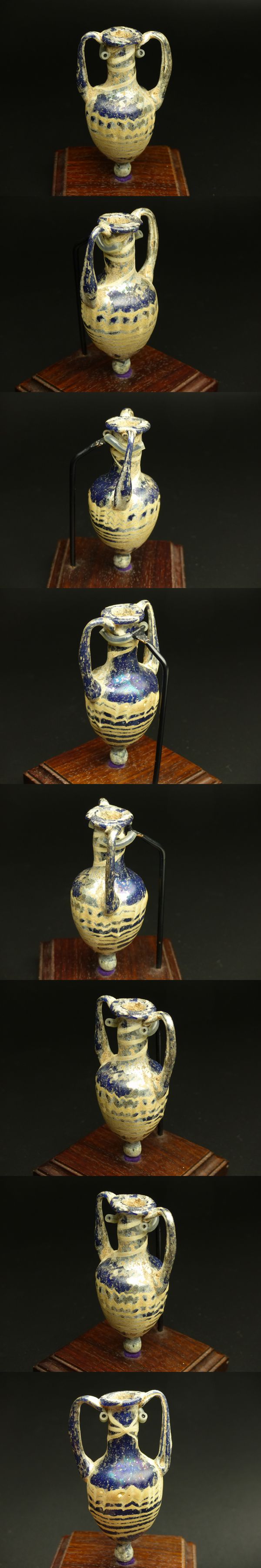 古美術 猫 - コアガラス アンフォリスコス | 古美術品専門サイト