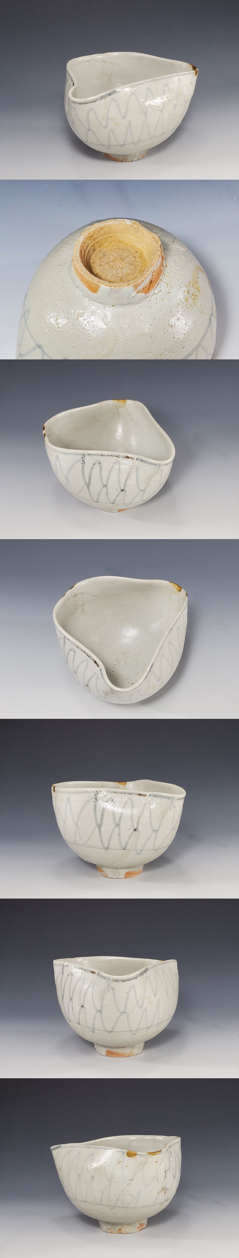 古美術長陽堂 - 初期伊万里 網手図 片口 | 古美術品専門サイト