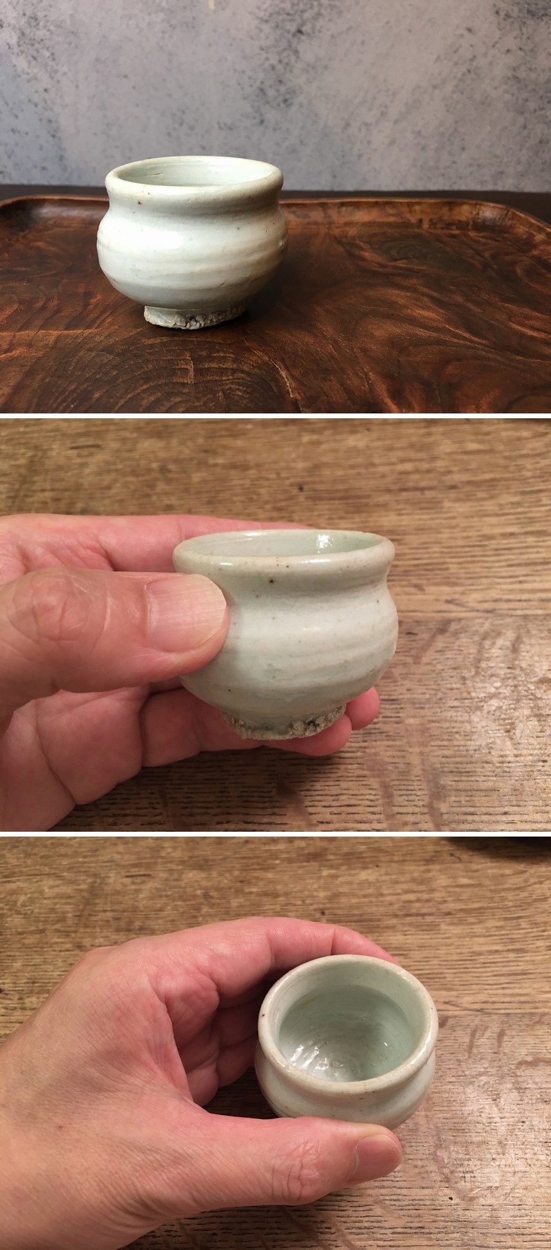 長谷雄堂 - 李朝白磁 塩笥盃 | 古美術品専門サイト fufufufu.com