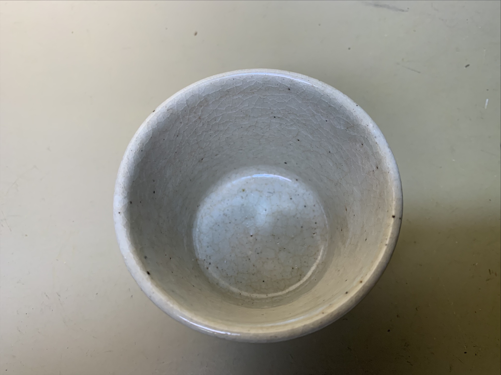 初期手 蕎麦猪口 柳の図 古美術 三樹 - 初期手 蘭文蕎麦猪口 | 古美術品専門サイト fufufufu.com