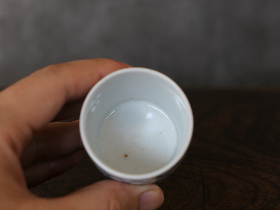 古美術 三樹 - 古伊万里 網目文覗き猪口 | 古美術品専門サイト