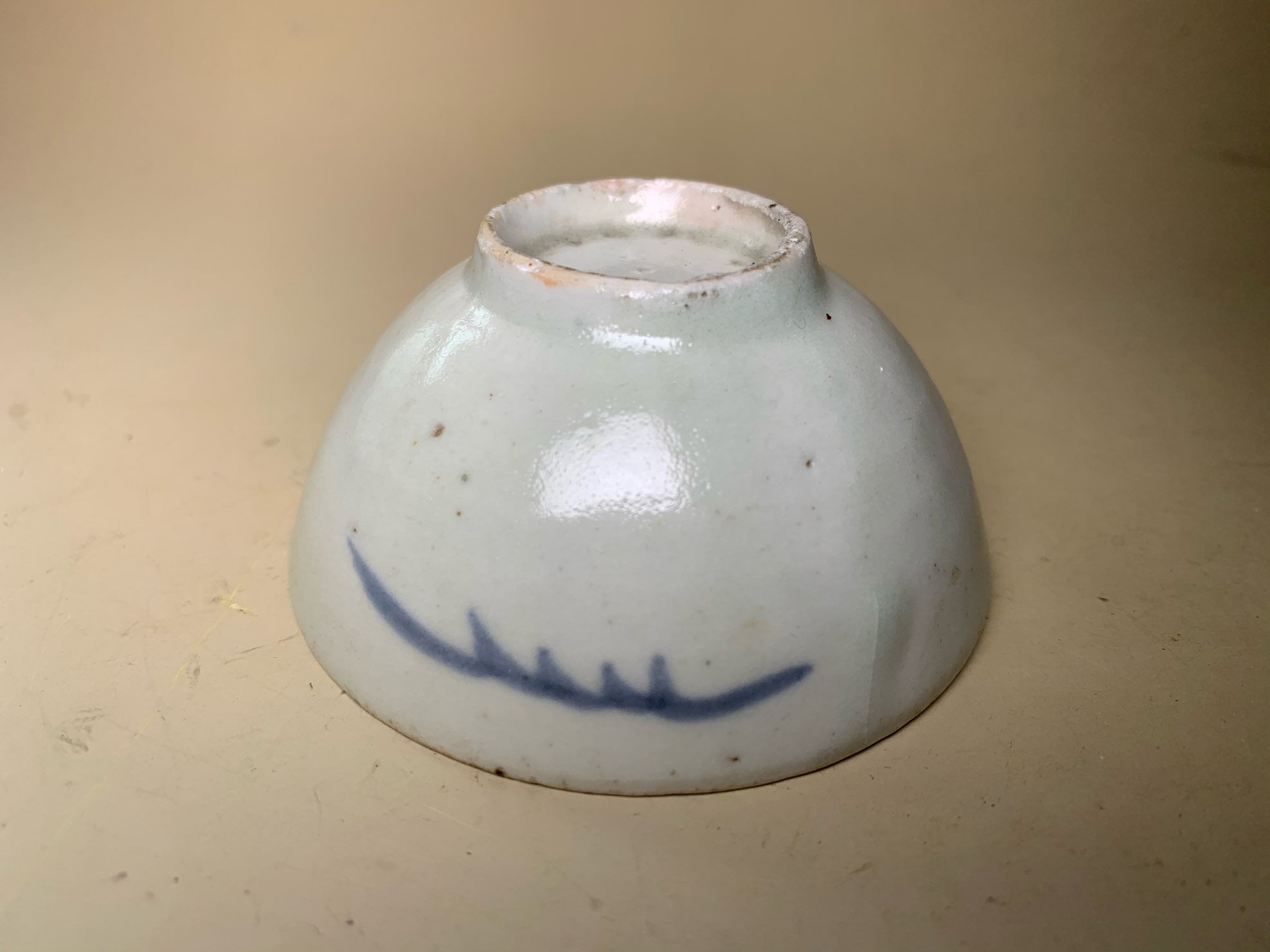 ギャラリー辰巳 - 初期くらわんか一文字笹紋 盃 | 古美術品専門サイト