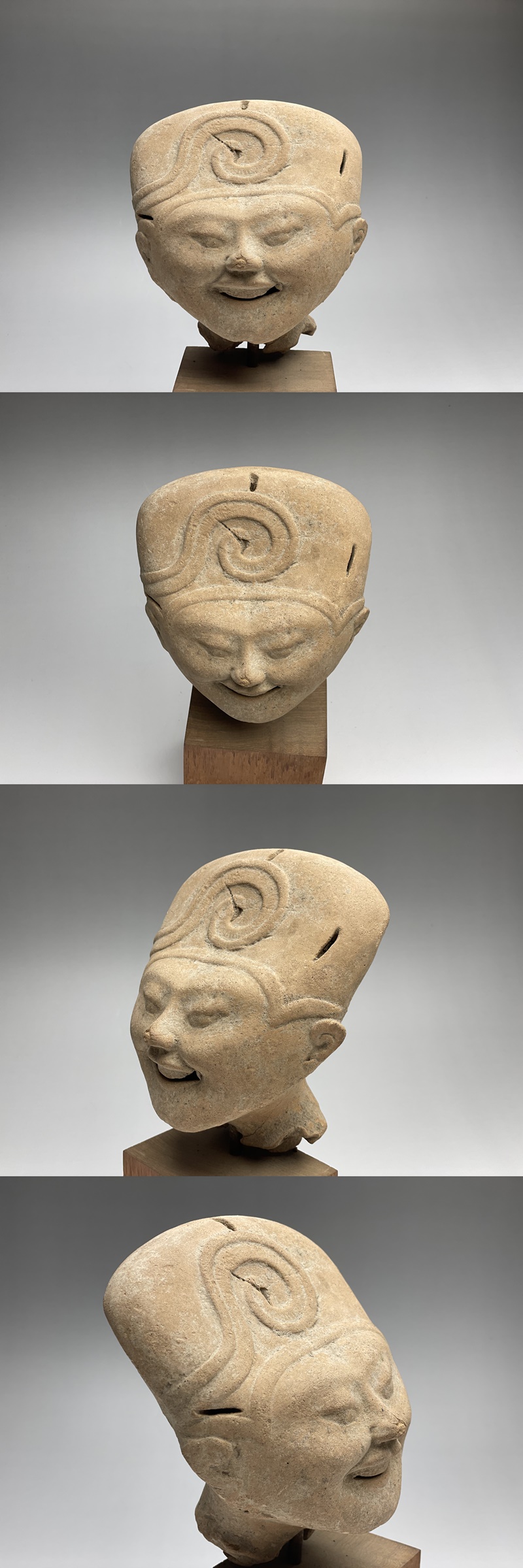 古美術 猫 - 中空土偶笑う人 | 古美術品専門サイト fufufufu.com