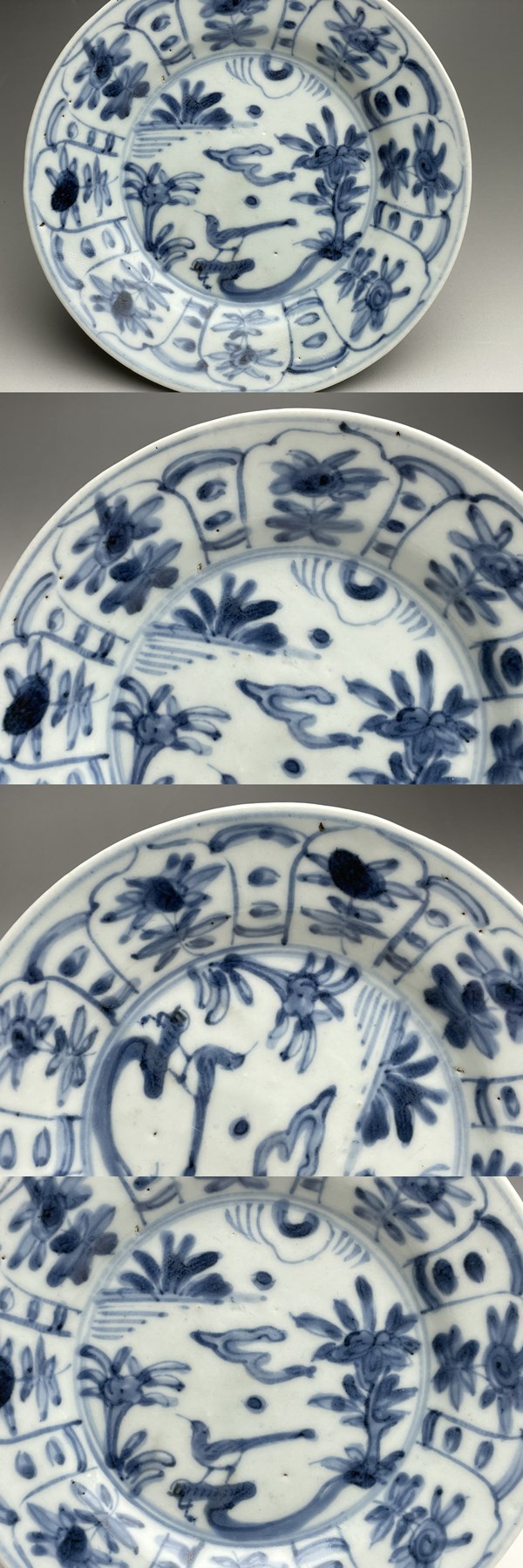 古美術 猫 - 初期伊万里花鳥文皿 | 古美術品専門サイト fufufufu.com