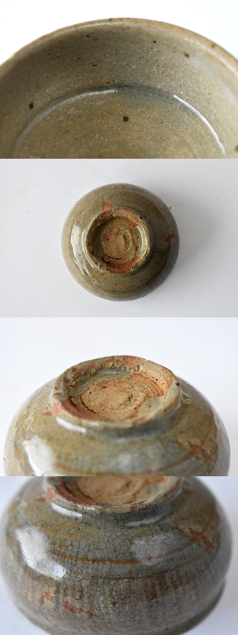 李朝時代　三嶋大盃（小皿） 朝鮮美術 陶磁器 | 李朝三島暦手平盃 | gallery陽々youyou | 日本