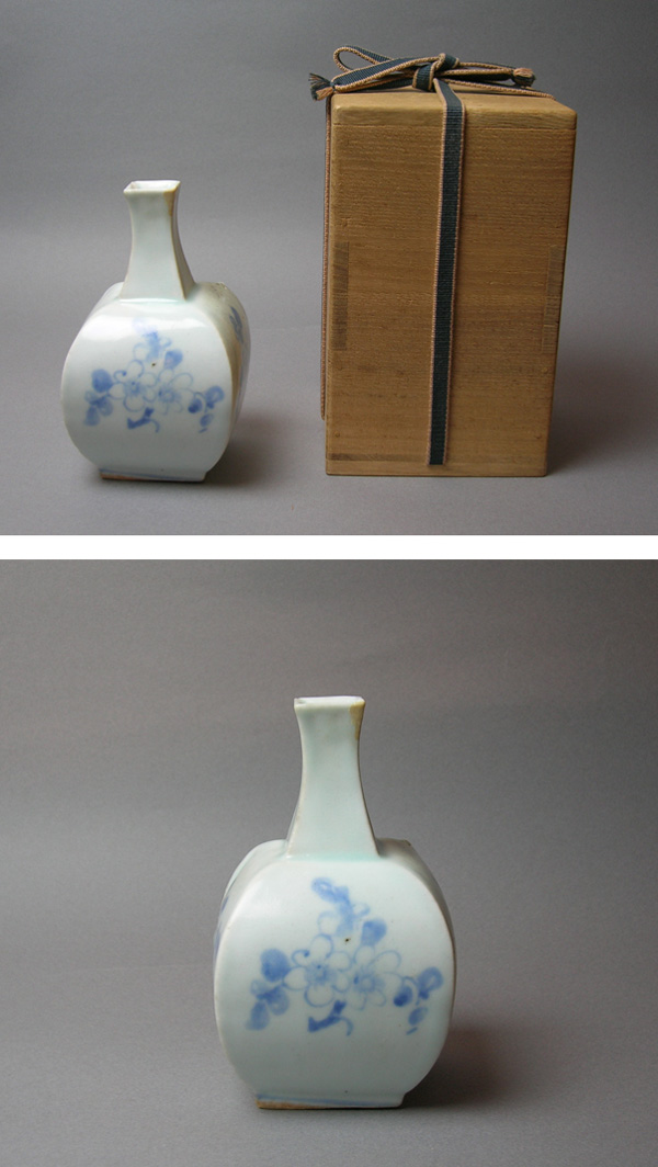 甍堂 - 李朝染付面取壺 | 古美術品専門サイト fufufufu.com