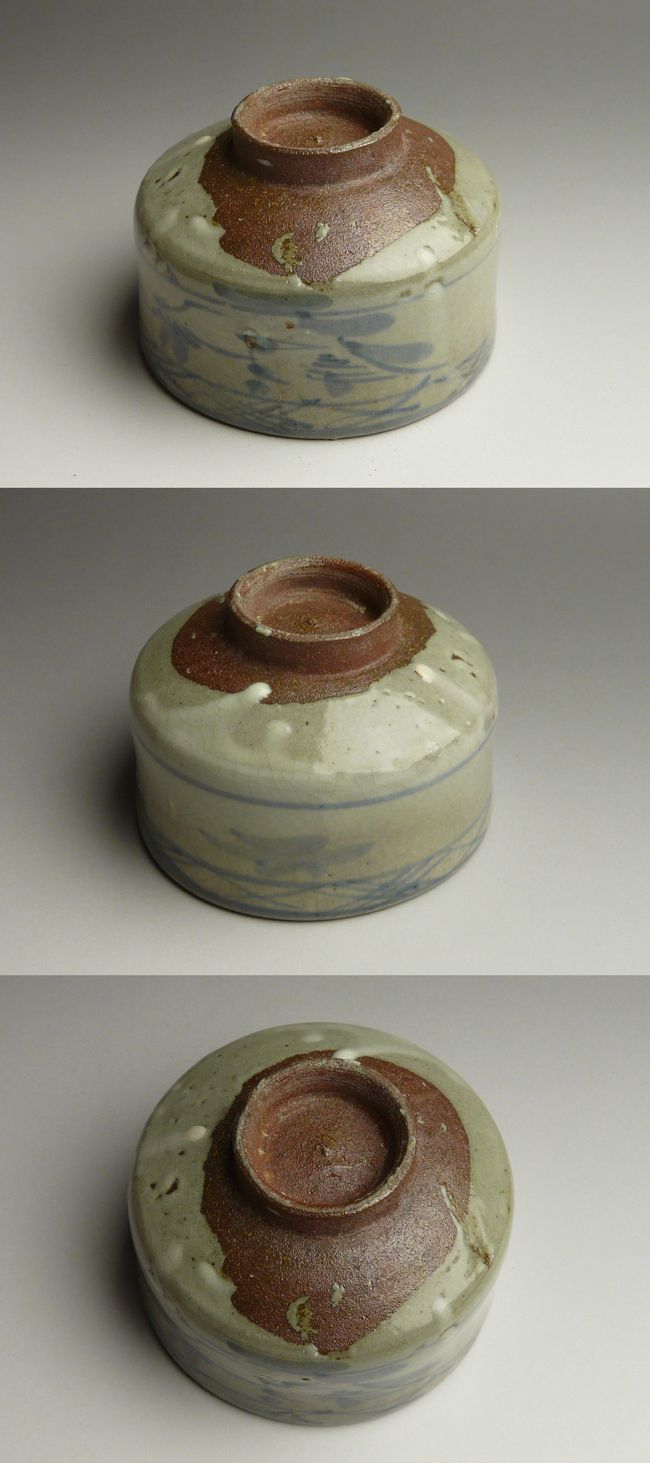 古美術 猫 - 唐津系染付山水文香炉 | 古美術品専門サイト fufufufu.com